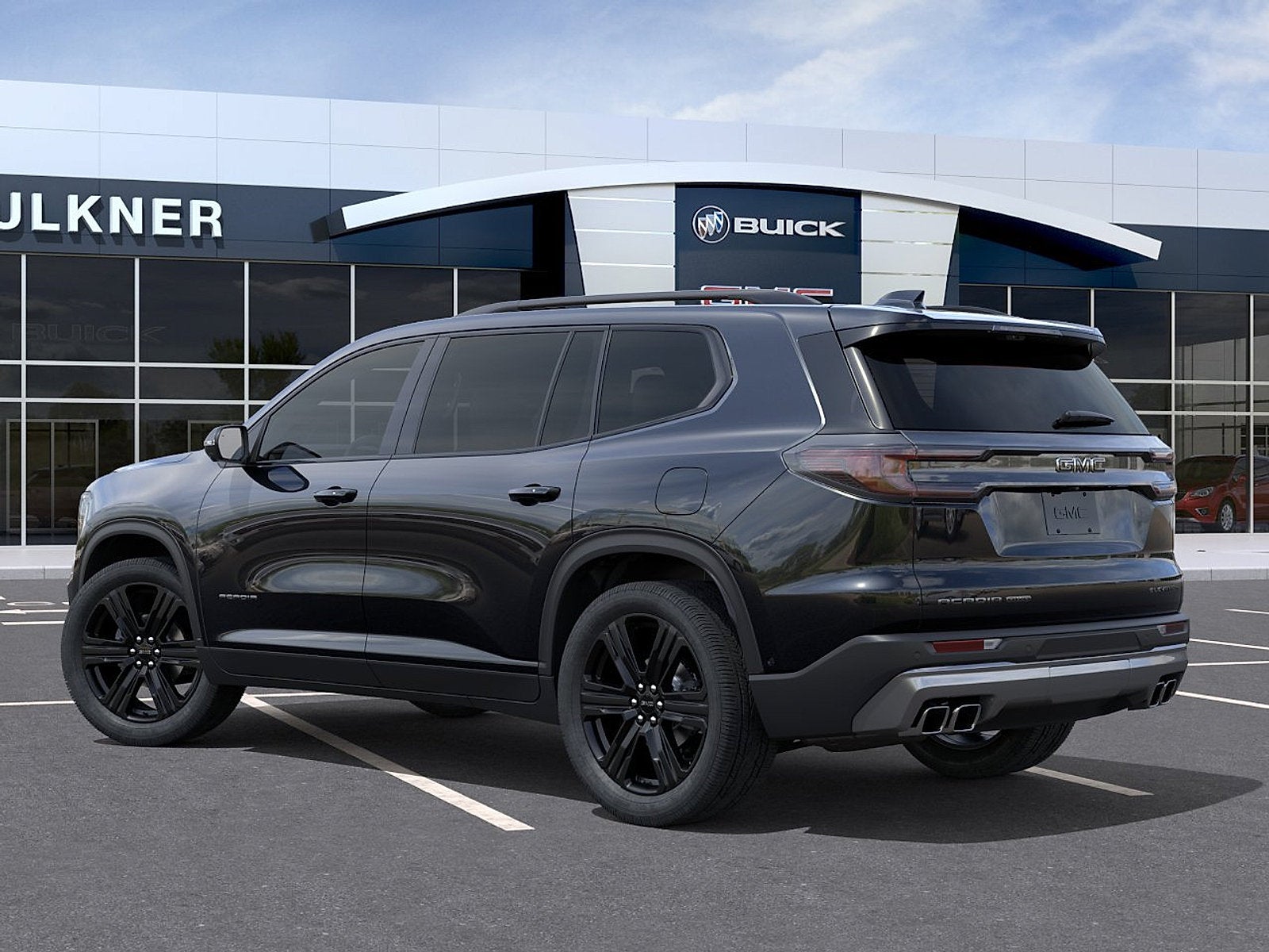 2026 GMC Acadia — rear three-quarter view