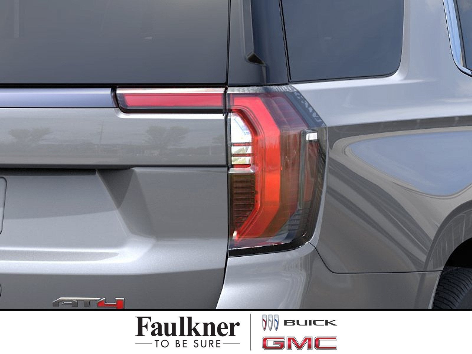 2026 GMC Yukon AT4 Ultimate in Sterling Metallic — front three-quarter view