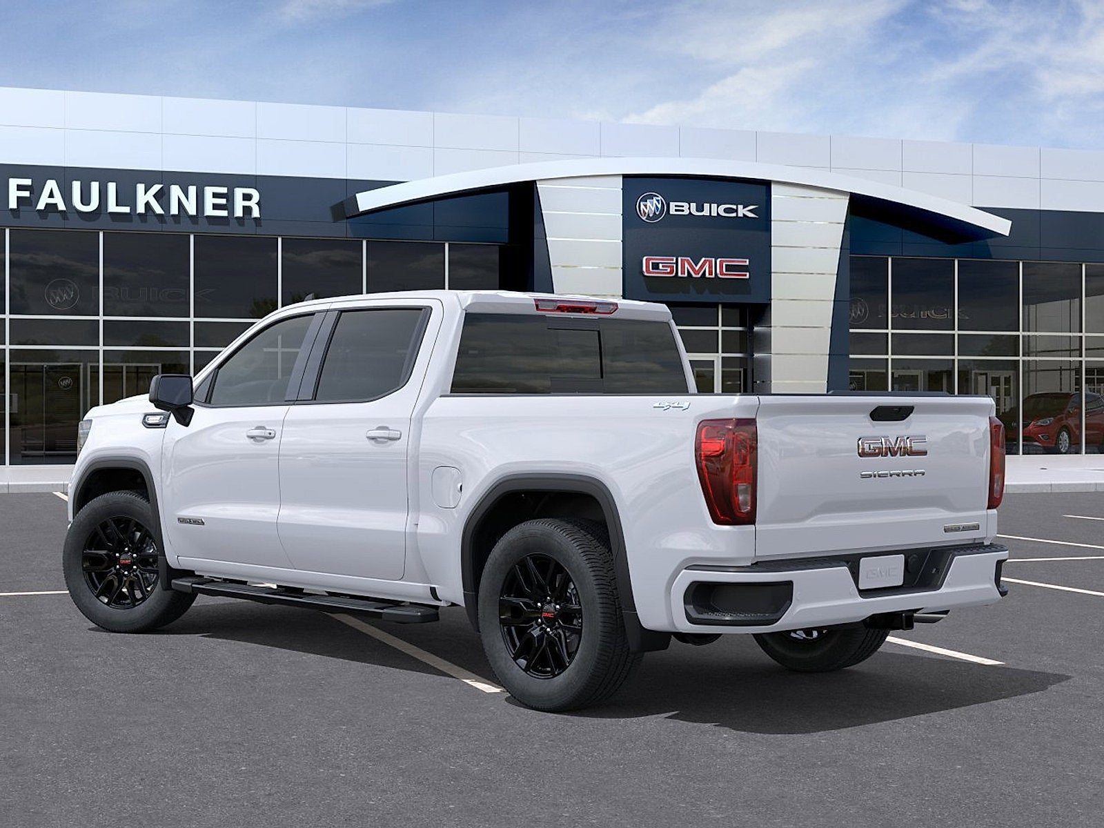 2026 GMC Sierra 1500 — rear three-quarter view
