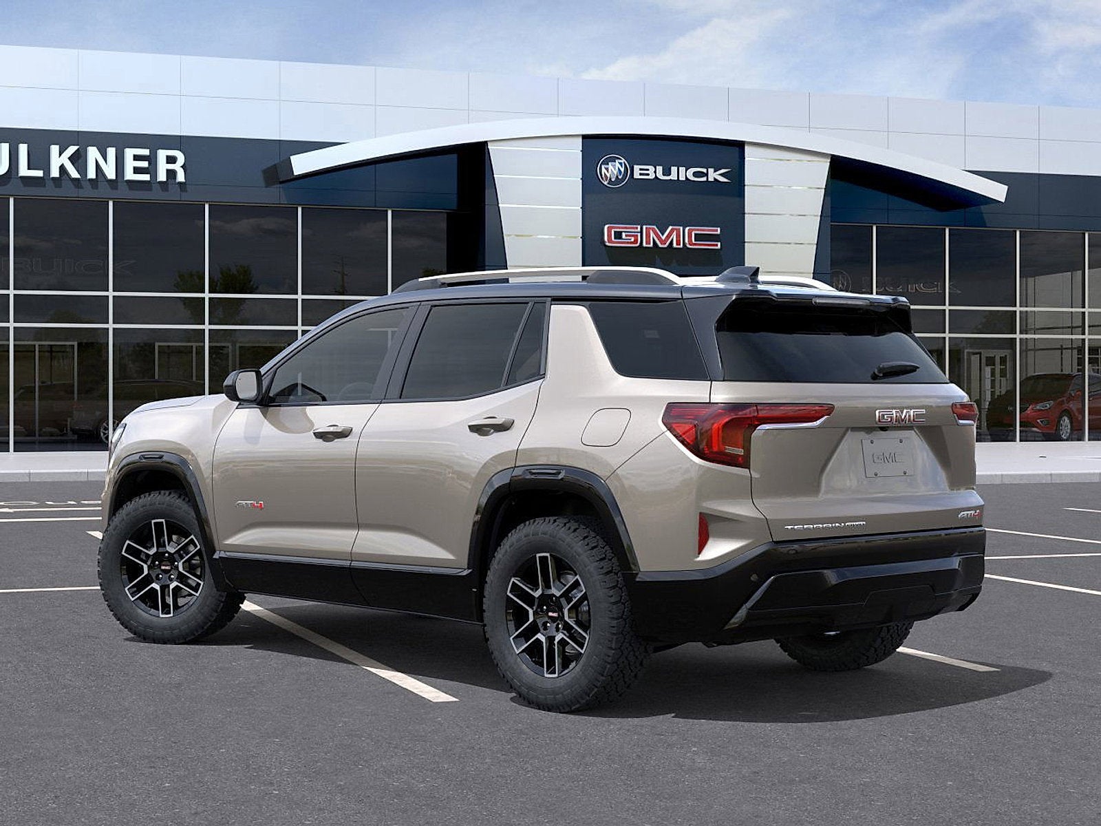 2026 GMC Terrain — rear three-quarter view
