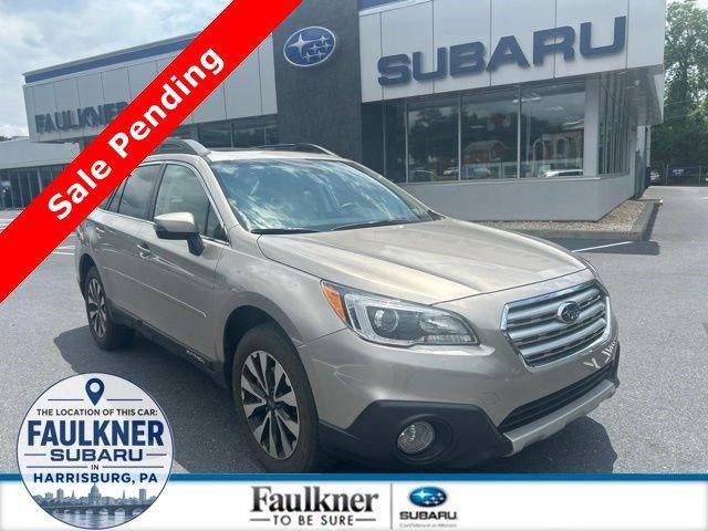 2016 Subaru Outback 2.5i Limited PZEV in Tungsten Metallic — front three-quarter view