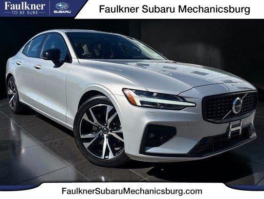 2025 Volvo S60 B5 FWD Core in Silver Dawn Metallic — front three-quarter view