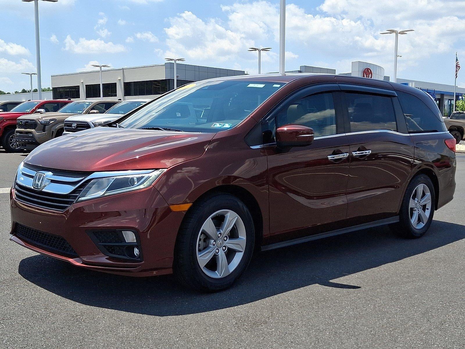 2019 Honda Odyssey — rear three-quarter view