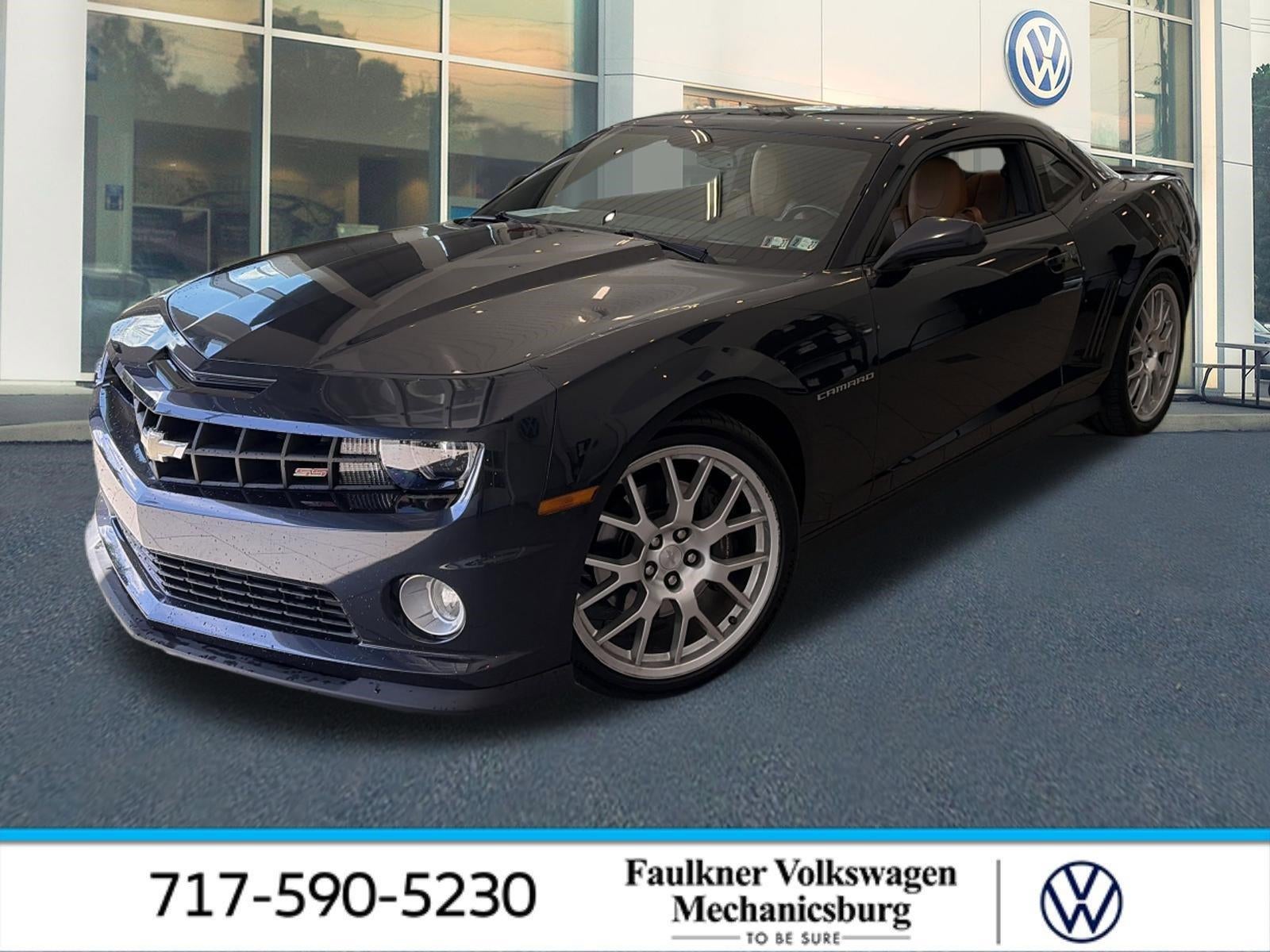 2013 Chevrolet Camaro Coupe 2SS in Blue Ray Metallic — front three-quarter view