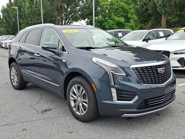 2021 Cadillac XT5 AWD 4dr Premium Luxury in Shadow Metallic — front three-quarter view