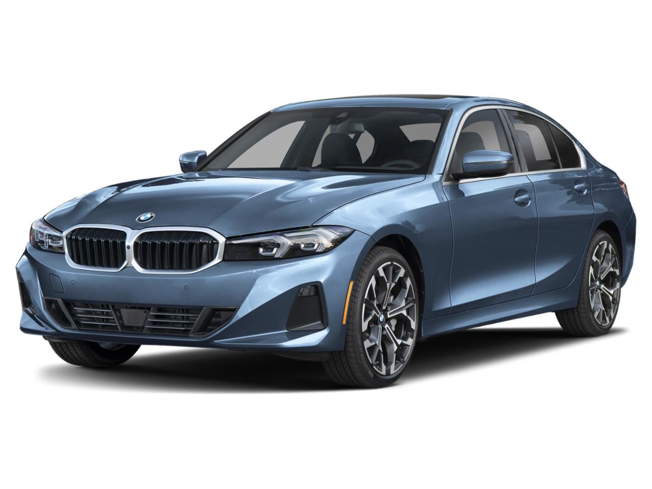 2026 BMW 330i NA xDrive Sedan in Arctic Race Blue Metallic — front three-quarter view