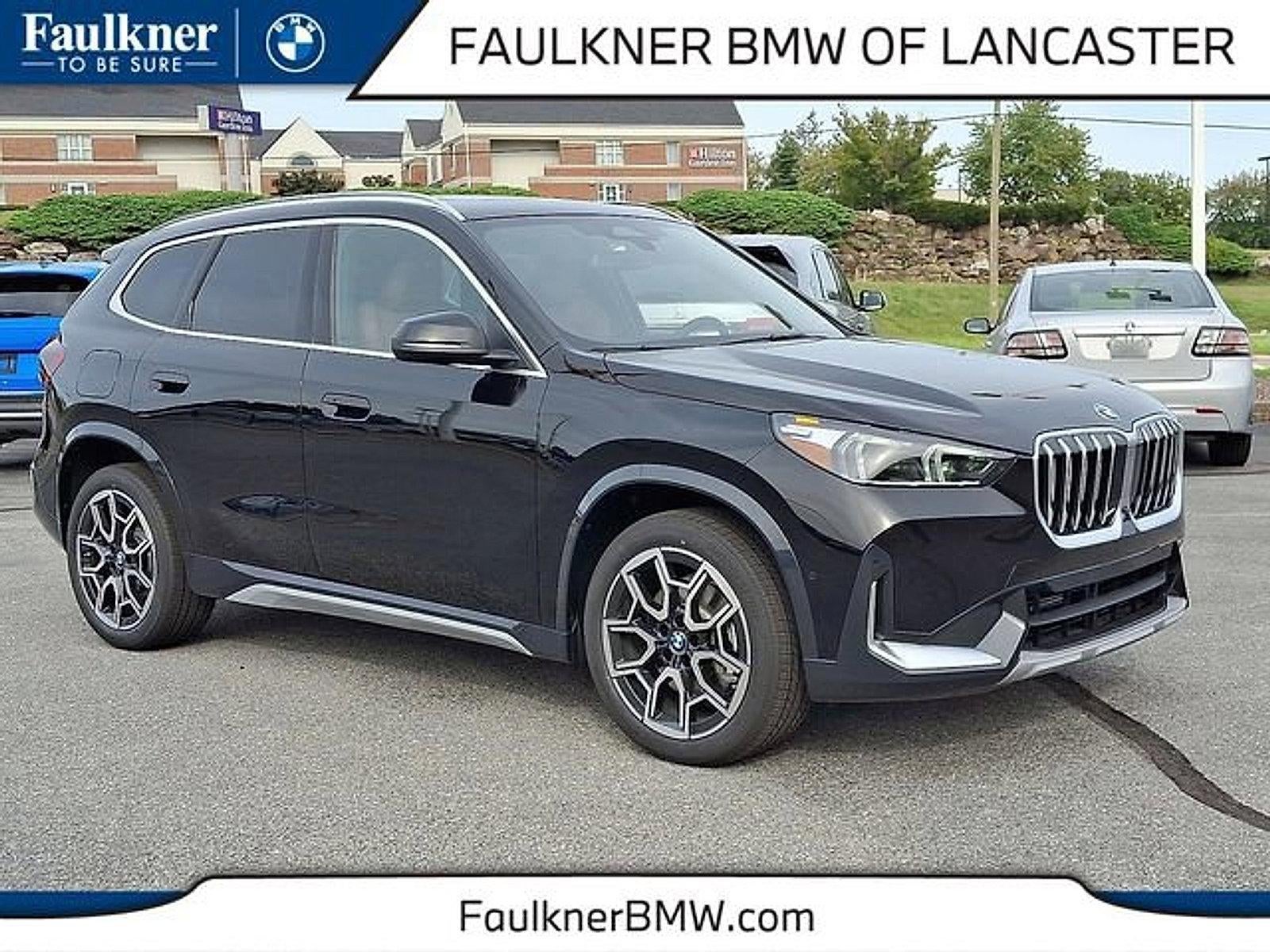 2026 BMW X1 xDrive28i Sports Activity Vehicle in Jet Black — front three-quarter view