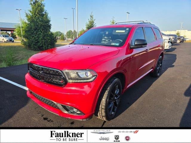 2018 Dodge Durango GT AWD in Redline 2 Coat Pearl — front three-quarter view