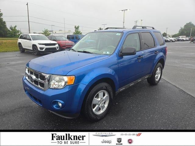 2012 Ford Escape FWD 4dr XLT in Blue Flame Metallic — front three-quarter view