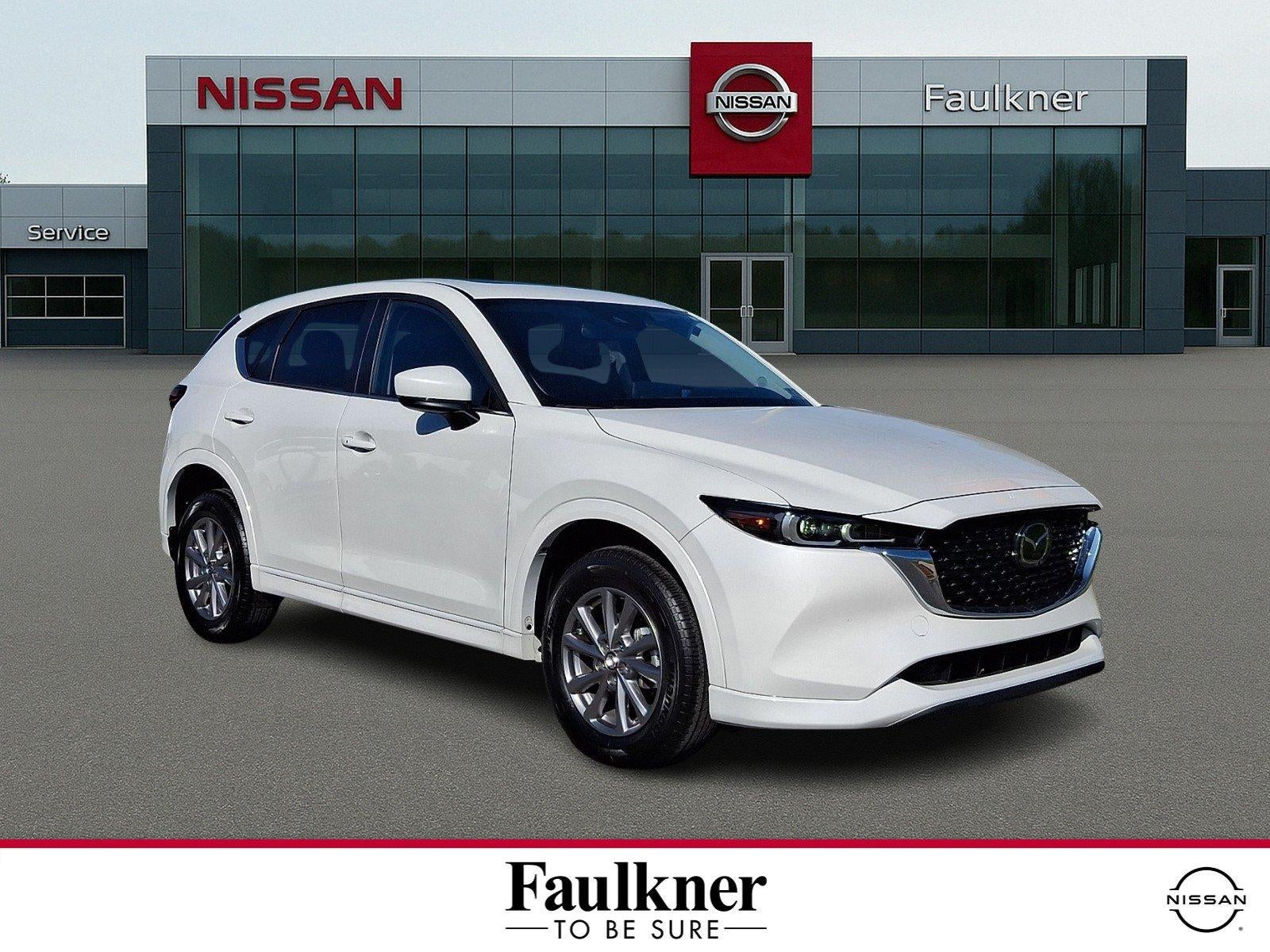 2024 Mazda Mazda CX-5 2.5 S Preferred Package AWD in Rhodium White Metallic — front three-quarter view