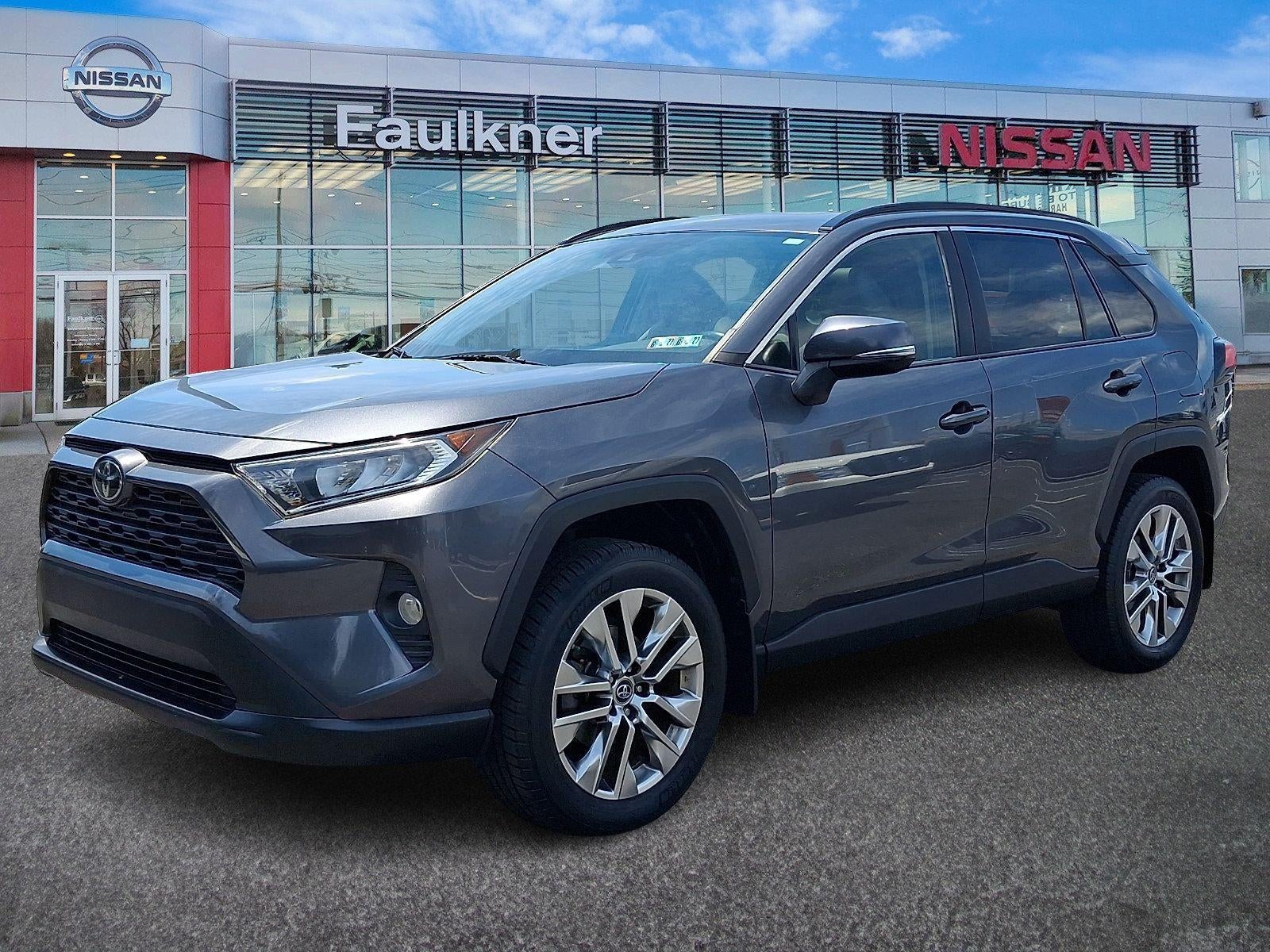 2019 Toyota RAV4 — rear three-quarter view